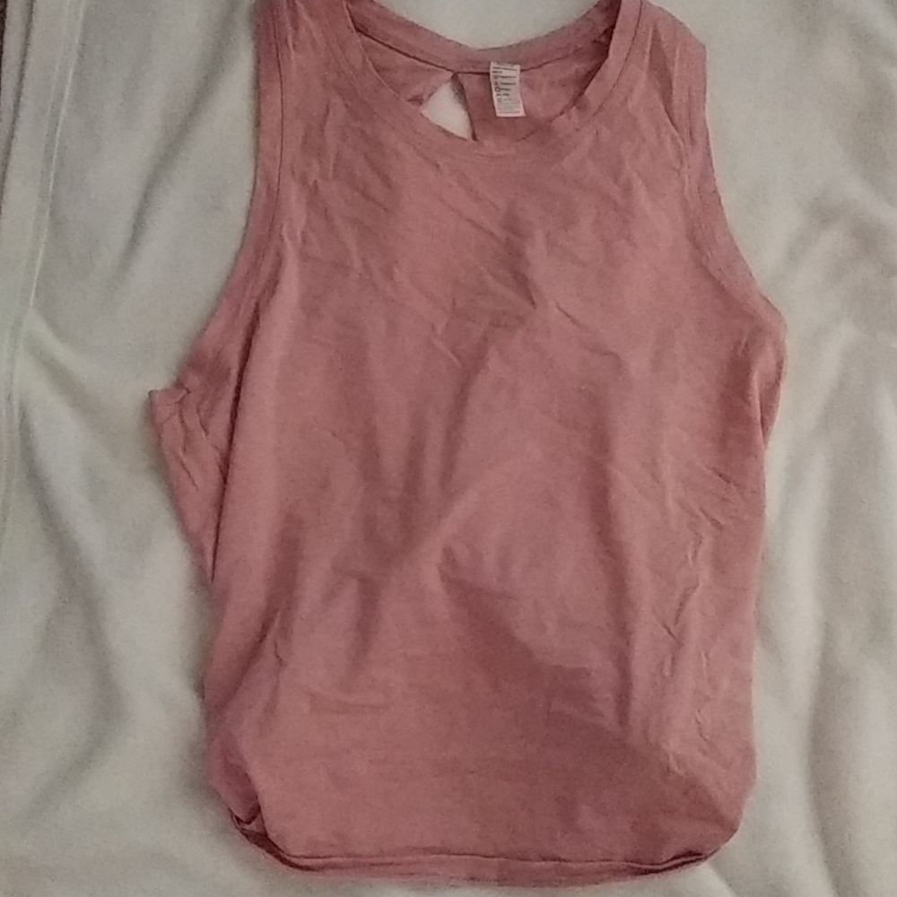 Pink knitted top
